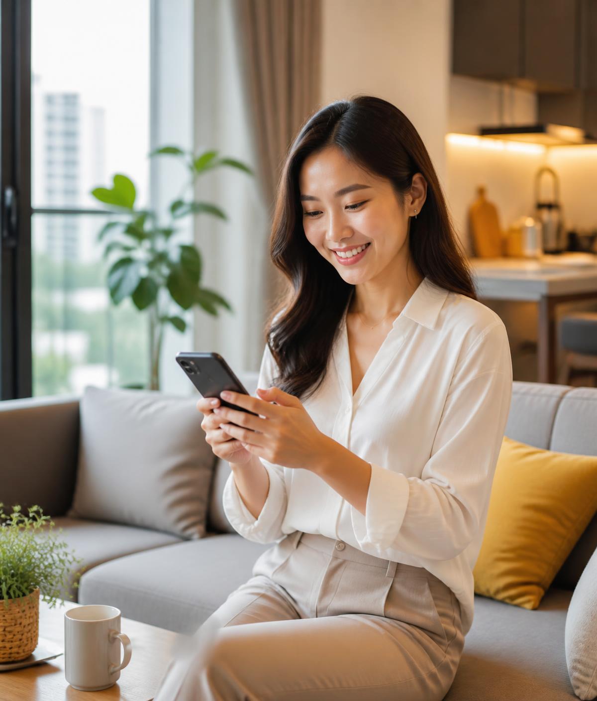 An individual investor reviewing their portfolio on the VNDIRECT app